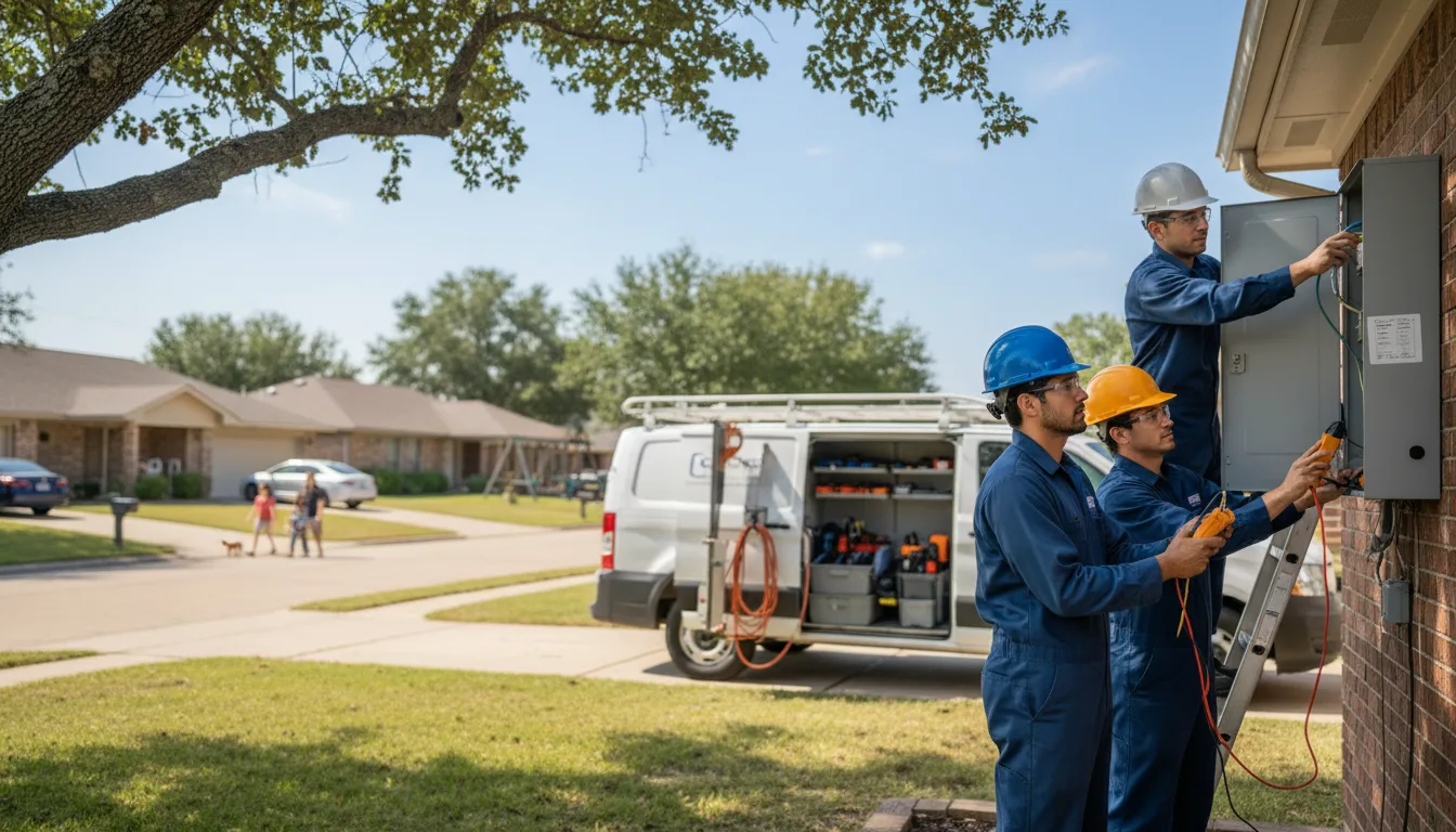 Certified electrician providing emergency electrical services in Mesilla, NM